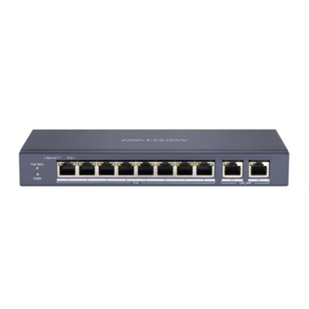 HIKVISION DS-3E0310P-E/M 10/100 8 PORT POE 2 PORT GIGABIT UPLINK FAST ETHERNET SWITCH