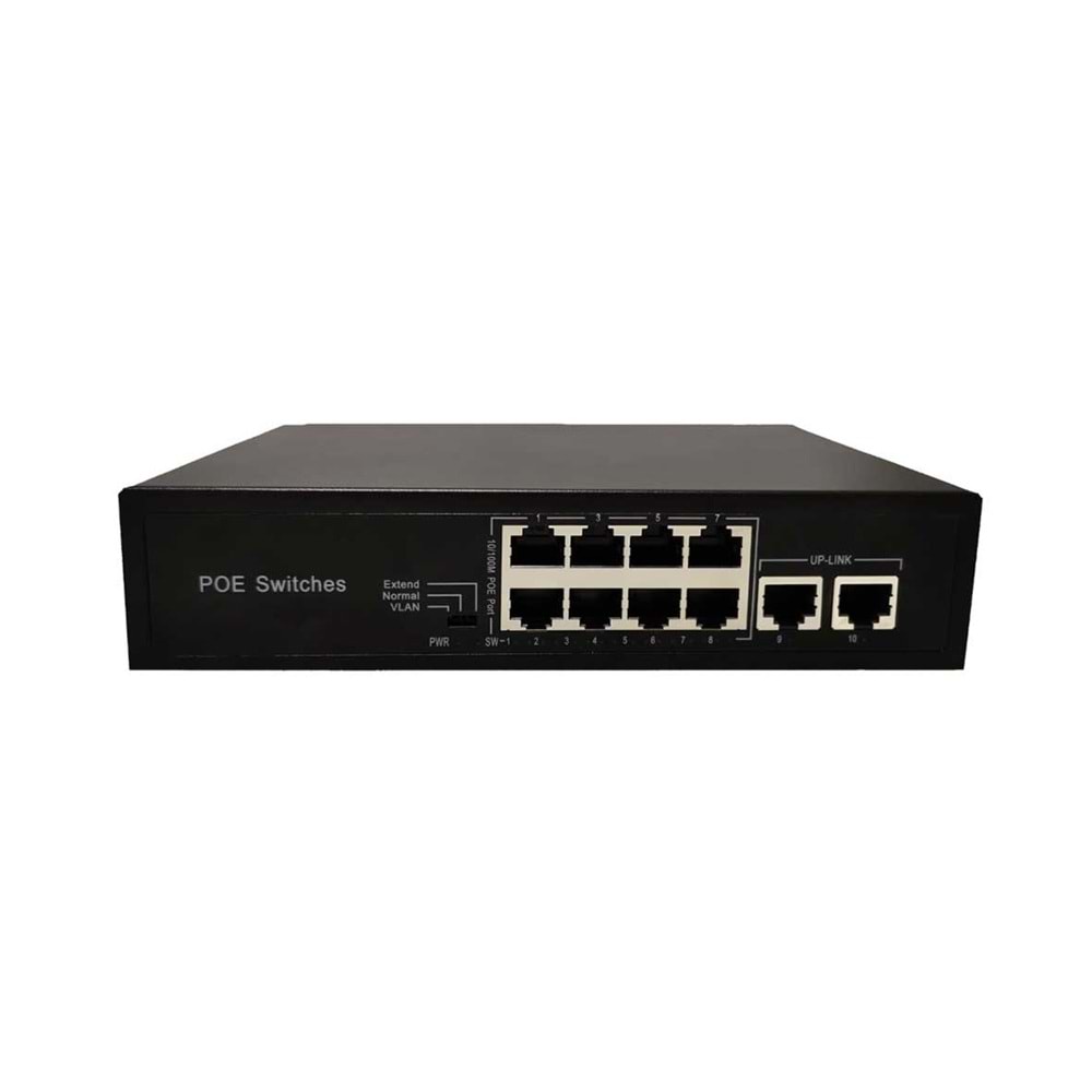 ODS-8P2U 8 PORT 10/100 POE+ 2 PORT 10/100 UPLİNK