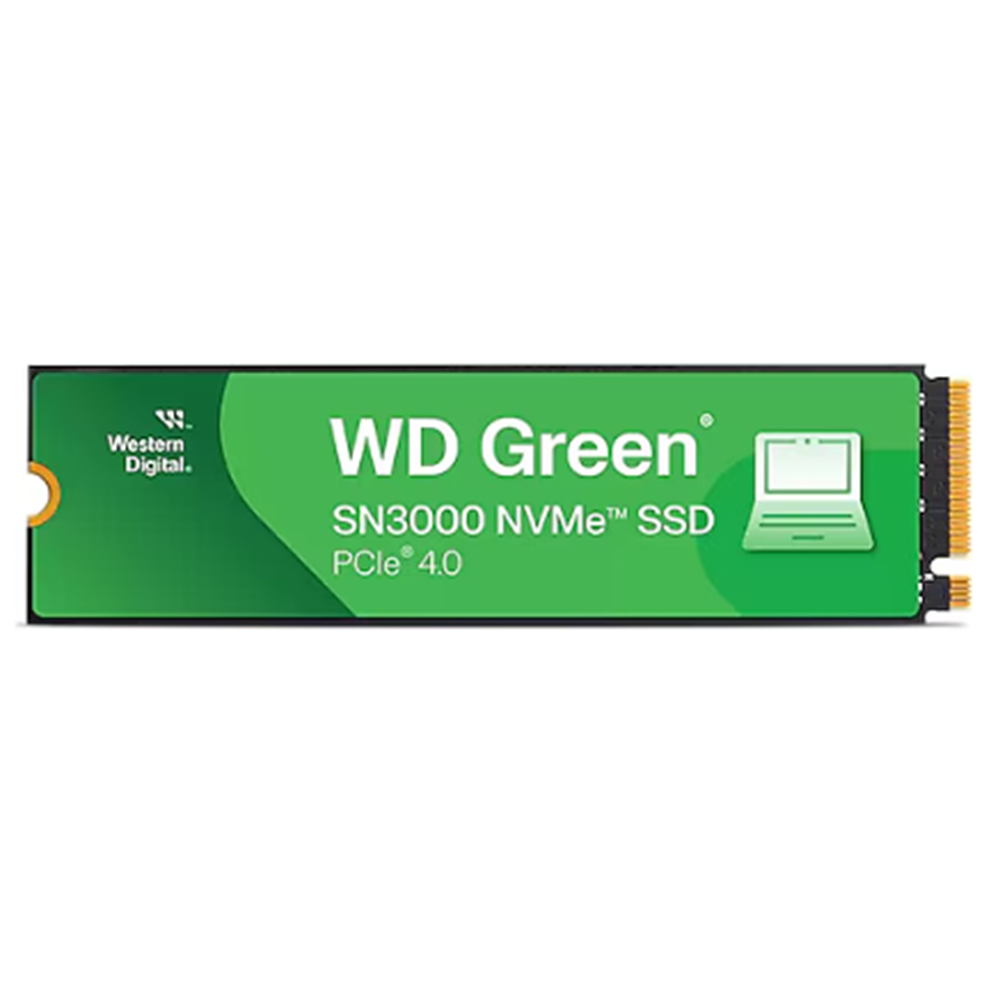 500GB WD GREEN M.2 NVMe SN3000 5000/4100MB/s WDS500G4G0E GEN4 SSD