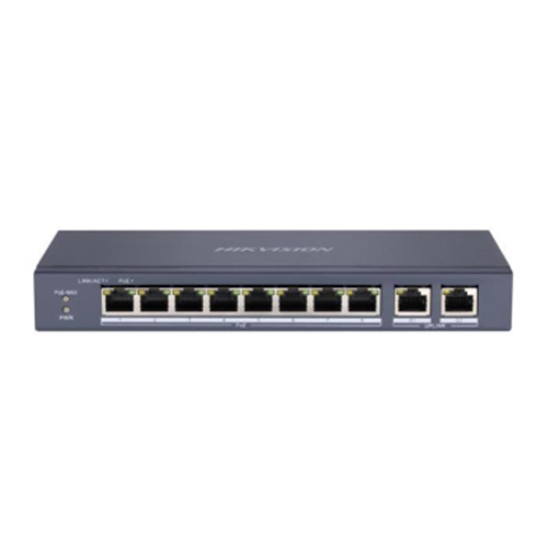 HIKVISION DS-3E0310P-E/M 10/100 8 PORT POE 2 PORT GIGABIT UPLINK FAST ETHERNET SWITCH