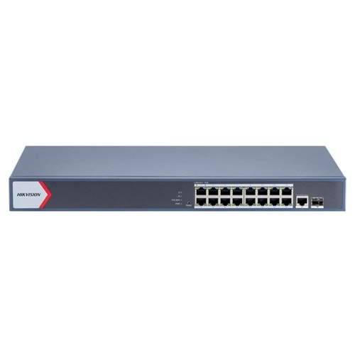 HIKVISION SWITCH POE GIGABIT RACK MOUNT 16 PORT DS-3E1518P-EI/M