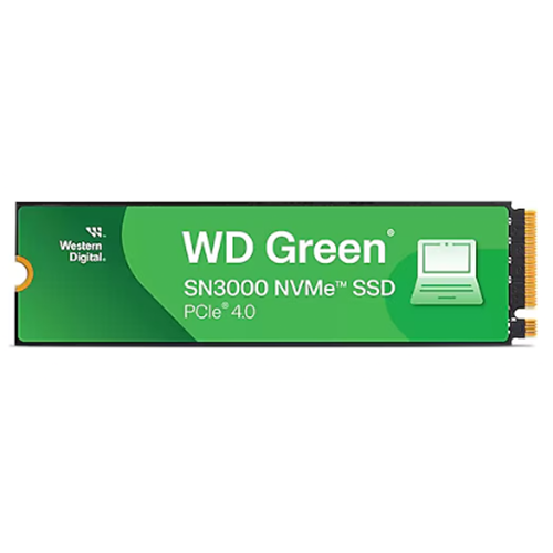 500GB WD GREEN M.2 NVMe SN3000 5000/4100MB/s WDS500G4G0E GEN4 SSD
